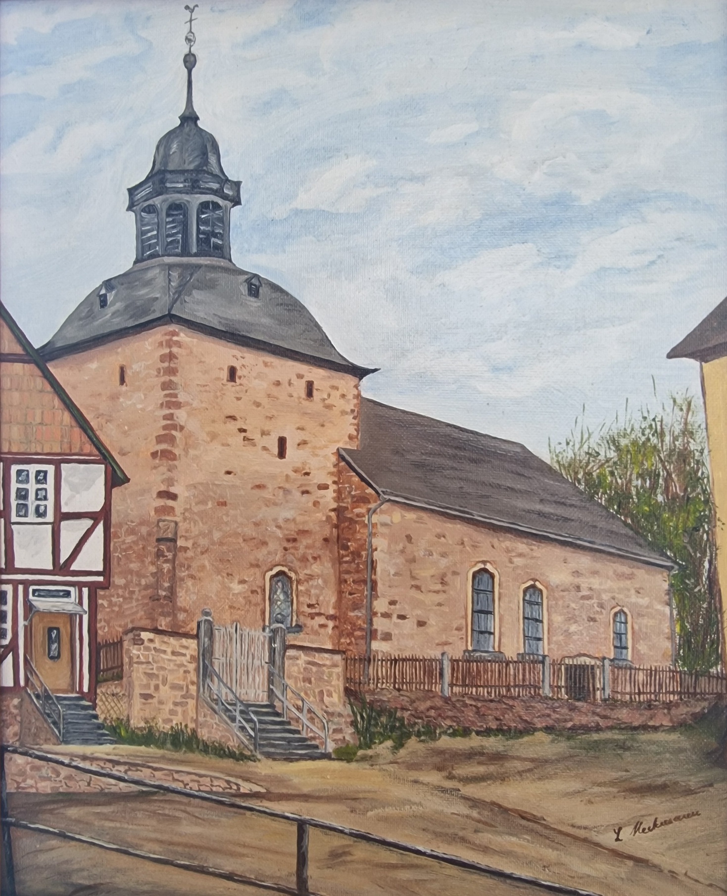 Kirche alte Ansicht (Lotti Heckmann)